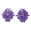 Image 1 : Natural Unheated Amethyst Earrings