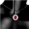 Image 1 : Natural Stunning Red Ruby Necklace