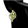 Image 2 : Natural Unheated Peridot Earrings