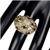 Image 3 : Natural Citrine Amethyst Emerald Sapphire Ring