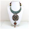 Image 1 : Tibet Hand Made Natural Turquoise Royal Necklace