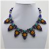 Image 1 : Tibet Natural Stone Tribal Queen Royal Necklace