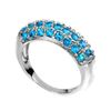 Image 1 : Natural Paraiba Blue Brazil Apatite Ring