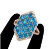 Image 1 : Natural Paraiba Blue Apatite Ring