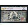 1896 $2 Educational Silver Certificate PCGS 55