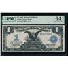 1899 $1 Black Eagle Silver Certificate PMG 64EPQ