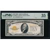 1928 $10 Gold Certificate PMG 35