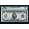 1914 $5 Boston FRN PMG 65EPQ