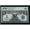 1899 $1 Black Eagle Silver Certificate PMG 40EPQ