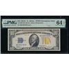 1934A $10 N Africa Silver Certificate PMG 64EPQ
