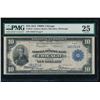 1915 $10 Chicago FRBN PMG 25