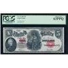 Image 1 : 1907 $5 Legal Tender Note PCGS 63PPQ