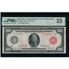 1914 $100 Red Seal Minneapolis FRN PMG 25