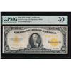 Image 1 : 1922 $10 Gold Certificate PMG 30