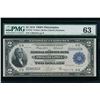 1918 $2 Philadelphia FRBN PMG 63