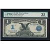 1899 $1 Black Eagle Silver Certificate PMG 35