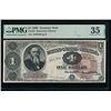 1890 $1 Treasury Note PMG 35