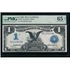1899 $1 Black Eagle Silver Certificate PMG 65EPQ