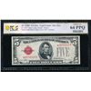 1928F $5 STAR Legal Tender Note PCGS 64PPQ