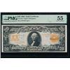 1906 $20 Gold Certificate PMG 55