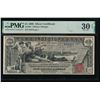 1896 $1 Educational Silver Certificate PMG 30EPQ