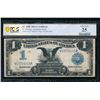 1899 $1 Black Eagle Silver Certificate PCGS 25