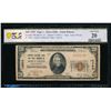 1929 $20 Sioux Falls SD National PCGS 20