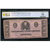 1863 $1 T-62 Confederate PCGS 58