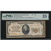 1929 $20 Bethlehem PA National PMG 25