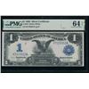 1899 $1 Black Eagle Silver Certificate PMG 64EPQ