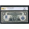 1899 $2 Mini Porthole Silver Certificate PCGS 63