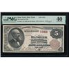 1882 $5 New York NY National PMG 40