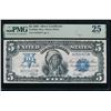 1899 $5 Chief Silver Certificate PMG 25