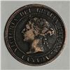 Image 2 : Canadian Large Cent 1882 Signs of Repunched Die Obverse 1 VF+