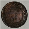 Image 1 : Canadian Large Cent 1893 AU+