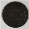 Image 1 : Canadian Large Cent 1901 EF+++