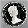 Image 2 : 1982 Queen Elizabeth II Canadian Silver Dollar UNC HEAVY CAMEO