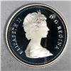 Image 2 : 1986 Queen Elizabeth II Canadian Silver Dollar UNC HEAVY CAMEO