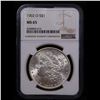 Image 2 : NGC 1902-o Morgan Dollar $1 Graded ms65 by NGC