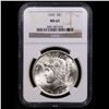 Image 2 : NGC 1925-p Peace Dollar $1 Graded ms65 By NGC