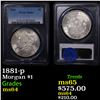 Image 1 : PCGS 1881-p Morgan Dollar $1 Graded ms64 By PCGS