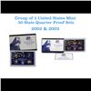 Image 1 : Group of 1 2002-2003 United States Quarters Proof Set - 10 pc set