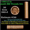 Image 1 : Shotgun Lincoln 1c roll, 1961-d 50 pcs Brandt Wrapper.