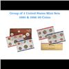 Image 1 : Group of 2 United States Mint Set in Original Government Packaging! From 1985-1986 with 20 Coins Ins