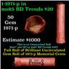 Image 1 : Lincoln 1c roll, 1971-p 50 pcs Vintage "Steel-Strong" Tubular Wrapper.