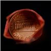 Image 2 : Lincoln 1c roll, 1971-p 50 pcs Vintage "Steel-Strong" Tubular Wrapper.