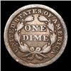 Image 3 : 1857-p Seated Liberty Dime 10c Grades f+