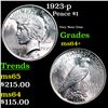 Image 1 : 1923-p Peace Dollar $1 Grades Choice+ Unc