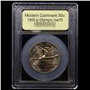Image 2 : 1992-p Olympics Modern Commem Half Dollar 50c Graded ms70, Perfection By USCG
