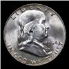 Image 2 : 1954-d Franklin Half Dollar 50c Grades Choice Unc FBL
